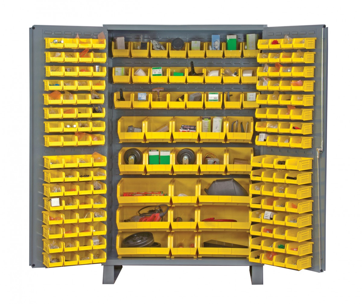 Storage Cabinets Steel Cabinets Metal Cabinet With Plastic Bins