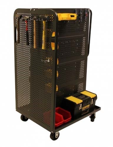 Custom Plastic Bin Storage Cart